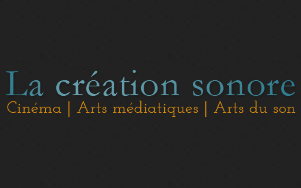 Logo du laboratoire La création sonore
